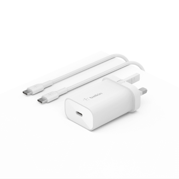  Belkin BOOST CHARGE™ USB-C PD 3.0 PPS Wall Charger 25W + USB-C Cable