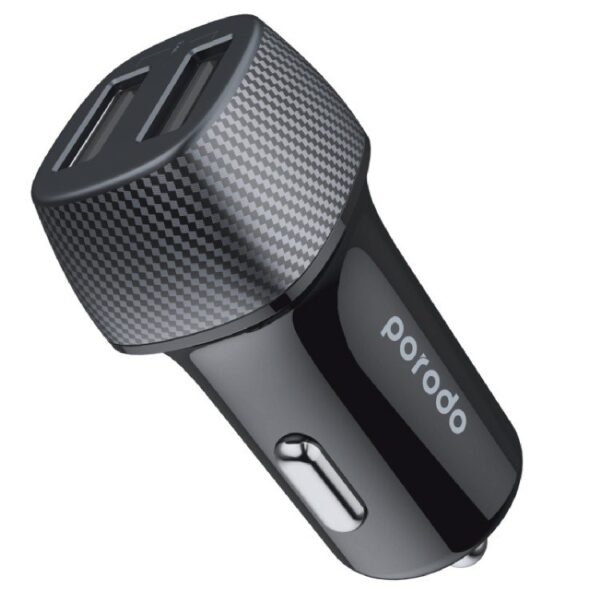 Porodo Dual Port Car Charger 3.4A - Image 2