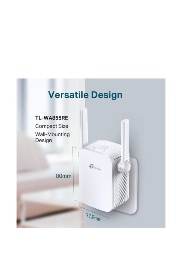 TP-Link N300 WiFi Extender(TL-WA855RE) - Image 3